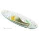 CALLA – Tafelaufsatz, Tablett, Servierschale, handgefertigtes kunstvolles Blumenmuster aus Glas