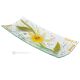 GERBERA – Tafelaufsatz, Tablett, Servierplatte, handgefertigtes Kunstglas, modernes Design