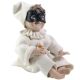 PULCINELLA Capodimonte Porzellanfigur, zeitlose Karnevalseleganz.