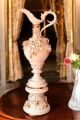 AURORA Italienische Keramik Vase handgemacht 24k Goldfarbe Swarovski-Kristalle Barockstil