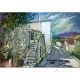 SANTA CROCE Acrylgemälde auf Leinwand modern Made in Italy