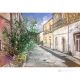 BLICK AUF MONTAGUTO Acrylgemälde auf Leinwand modern Made in Italy
