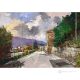 BLICK AUF IRPINO Acrylgemälde auf Leinwand modern Made in Italy