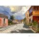 BLICK AUF IRPINO Acrylgemälde auf Leinwand modern Made in Italy
