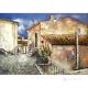 BLICK AUF FORENZA Acrylgemälde auf Leinwand modern Made in Italy