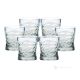Set mit 6 authentischen, modernen, handbemalten Wassergläsern aus hochwertigem Glas.