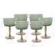 Set mit 6 authentischen handbemalten Champagnergläsern aus Qualitätsglas.