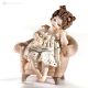 TITTY Capodimonte Porzellan-Sammelpuppe, italienische Romantik.