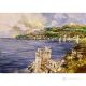 NORMANER TURM Acrylgemälde auf Leinwand modern Made in Italy