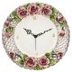 OROLOGIO ROSA Künstlerische Keramikwanduhr im Barockstil handgemacht handbemalt authentisch Made in Italy