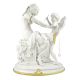 CUPIDO 871 Capodimonte Porzellan Figur Barock handbemalt elegant exklusiv Italienisches Design