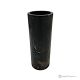 Zylindrische VASE aus schwarzem Michelangelo-Marmor, Naturstein, handgefertigt, exklusives Design.
