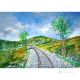 HEIMWÄRTS Acrylgemälde auf Leinwand modern Made in Italy