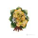 MOHNBLUMEN Wandzweig, feines Capodimonte-Porzellan, handgefertigt, modern