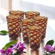 ACQUA CANNE Set 6 Tumbler Trinkgläser aus Muranoglas Made in Italy