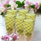 ACQUA CANNE Set 6 Tumbler Trinkgläser aus Muranoglas Made in Italy