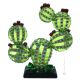 KAKTUS mundgeblasenes Muranoglas Murrine  authentisches Made in Italy