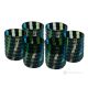 LIKÖRGLÄSER MURRINE Set 6 Shot Gläser aus Muranoglas Made in Italy