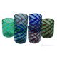 LIKÖRGLÄSER FADENGLAS Set 6 Shot Gläser aus Muranoglas Made in Italy