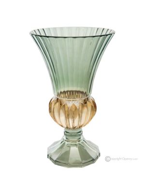 Ada Vaso cristallo per fiori dipinto a mano moderno decorativo design autentico