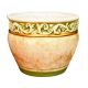 PORTAVASO IRIS Übertopf Blumentopf Keramik mit 24k Goldfarbe