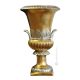 IMPERO Italienische Keramik Vase handgemacht 24k Blattgold