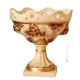 COPPA Exklusives Ornament aus Keramik Barockstil mit 24k Goldfarbe