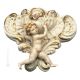 WEIHWASSERBECKEN ENGEL 1025A Italienische Porzellan Figur handgemacht Italienisches Design stilvoll