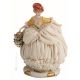 DAME 1088 Capodimonte Porzellan Figur Barock handgemacht elegant exklusiv Wohnkultur stilvoll