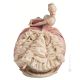 FRAU 1094 Capodimonte Porzellan Figur Barock handgemacht Wohnkultur hochwertig elegant