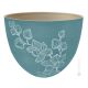 ORCHIDEA Cachepot Übertopf Blumentopfhalter authentische künstlerische Keramik Handarbeit blau