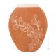 ORCHIDEE Italienische Keramik Vase handgemacht handbemalt von Hand