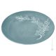 ORCHIDEA Schale Keramikteller authentischer künstlerischer Teller aus Keramik handgefertigt und dekoriert Made Italy blau