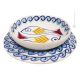 SELINUNTE Kollektion Tellerset Teller Set Geschirrset Handgemachte Keramik Made in Italy Sizilien
