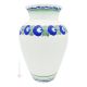 FASCIA ROSE Italienische Keramik Vase handgemacht Blumenmotiv handbemalt