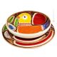 SIRACUSA Kollektion Tellerset Teller Set Geschirrset Handgemachte Keramik Made in Italy Sizilien