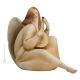 ENGEL MIT LUTE Edles Porzellan Figur handgemacht elegant exklusiv stilvoll Wohnkultur modern