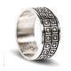 ANELLO PORTONE LINE FAITH Ring 925 Sterling Silber Nickelfreie authentisch Made in Italy