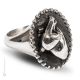 ANELLO HEARTH 3D LINIE TATTOO Ring mit Herz 925 Sterling Silber Nickelfreie authentisch Made in Italy