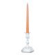 CANDELABRO 1 Flamme Kerzenständer Kerzenhalter Armleuchter Edelmetalle Versilbert Handarbeit Made in Italy