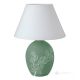 ORCHIDEA Tischlampe Abat-jour Nachttischlampe authentische piemontesische Keramik handgefertigt und dekoriert grün