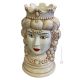 SIZILIANISCHE KÖPFE WEIBLICH Exklusives Ornament aus Keramik handgefertigt 