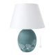 GIMGKO Tischlampe Abat-jour Nachttischlampe authentische piemontesische Keramik handgefertigt und dekoriert blau