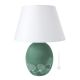 GIMGKO Tischlampe Abat-jour Nachttischlampe authentische piemontesische Keramik handgefertigt und dekoriert grün