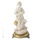 KÜKEN VERKÄUFERIN 576B Edles Porzellan Figur handbemalt Italienisches Design elegant exklusiv