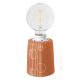 BOLLE Tischlampe Abat-jour Nachttischlampe authentische piemontesische Keramik handgefertigt und dekoriert rot