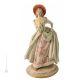 DAME 609 Capodimonte Porzellan Figur Barock handgemacht elegant stilvoll Wohnkultur exklusiv