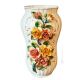 VASE Italienische Keramik Vase handgemacht 24k Goldfarbe