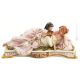 KIRSCHEN 791 Italienische Porzellan Figur handbemalt Wohnkultur elegant Italienisches Design 