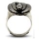 ANELLO BLACK MAMBA LINIE SAVAGE Ring mit Viper 925 Sterling Silber Nickelfreie authentisch Made in Italy